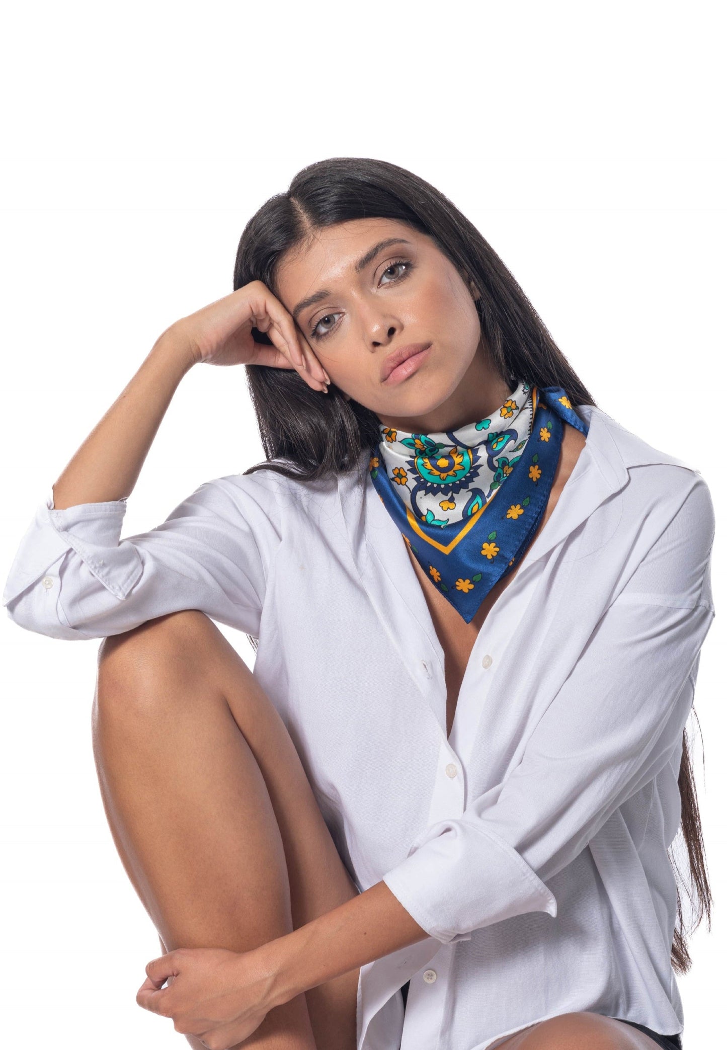 foulard di seta- Cachemire