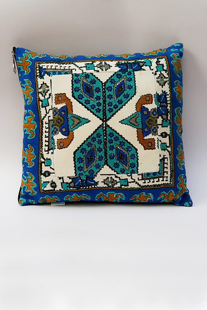 AFROZAN Hand-printed Cushion Cover - Multicolor-01 - AFROZAN FASHION HOUSE