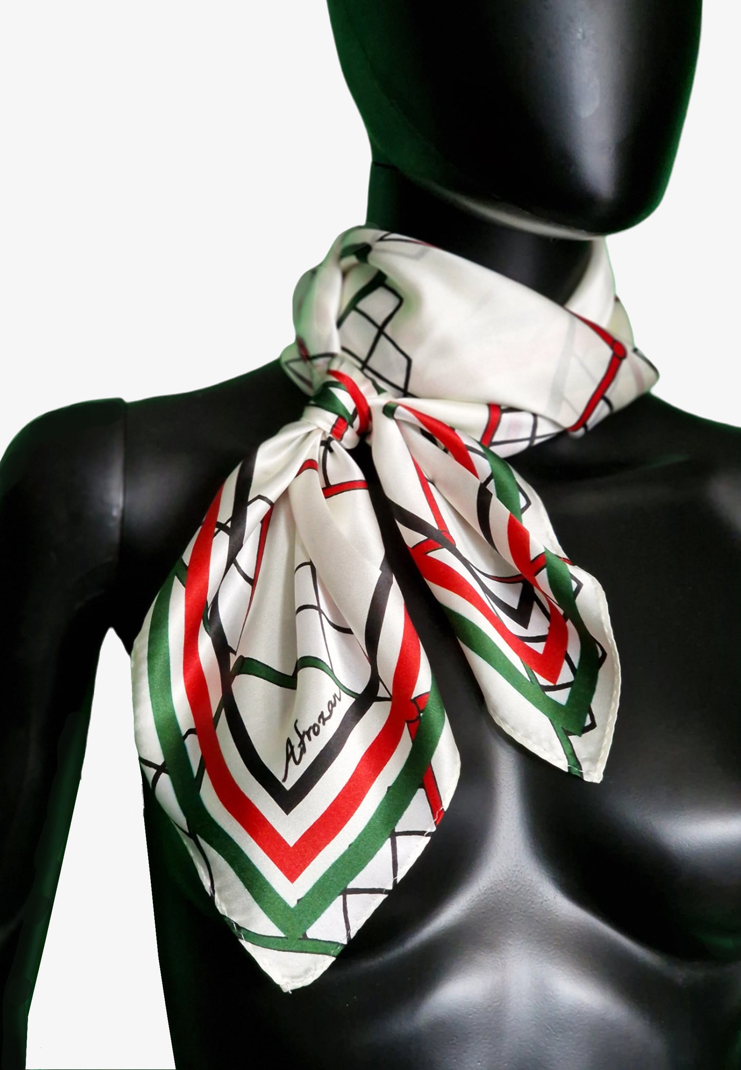 Scarf HASHTI - 100% Silk - AFROZAN