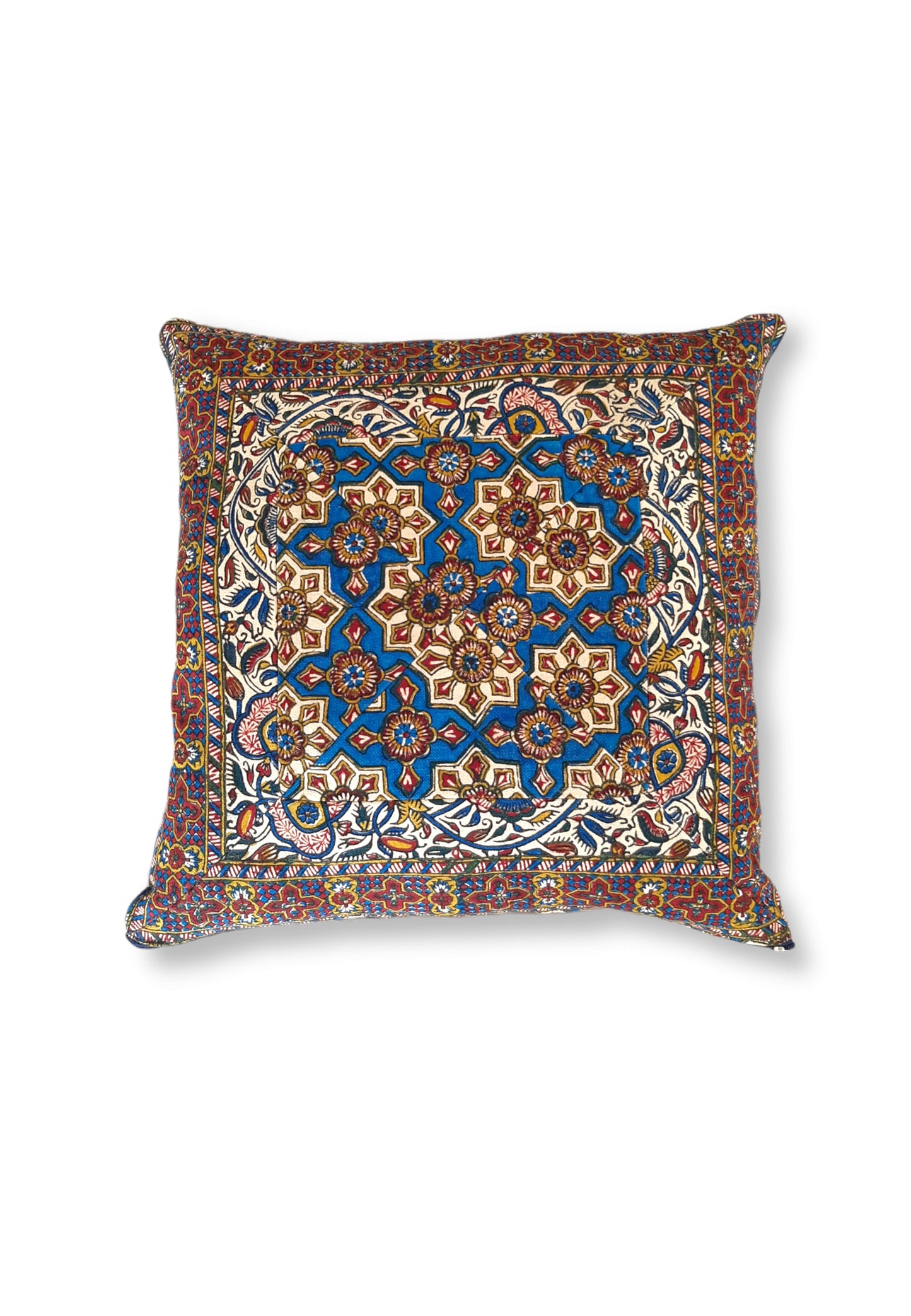 AFROZAN Hand-printed Cushion Cover - Multicolour-02 - AFROZAN FASHION HOUSE