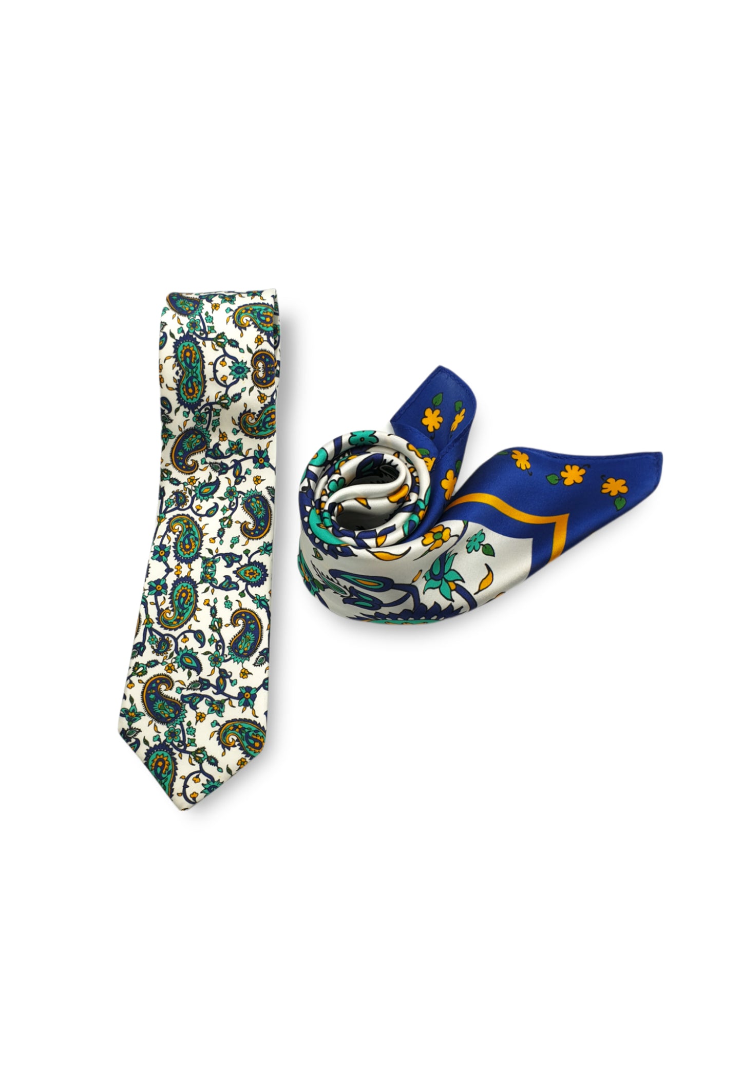 Set Silk Necktie & Handkerchief - TORANJ - AFROZAN FASHION HOUSE