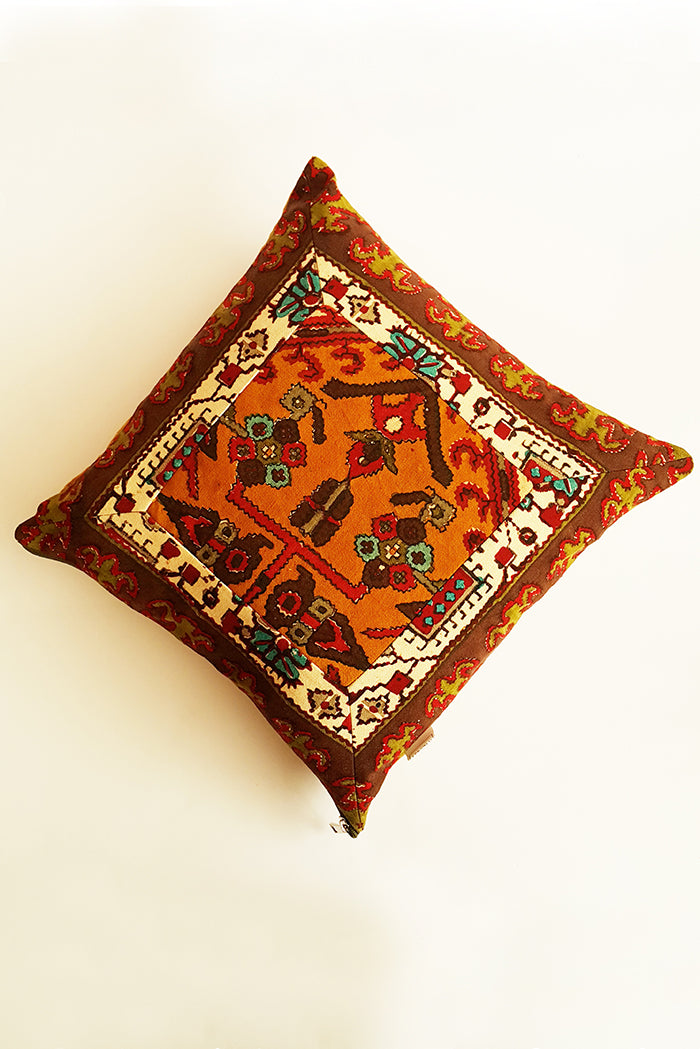 AFROZAN Hand-printed Cushion Cover - Multicolor-02 - AFROZAN FASHION HOUSE