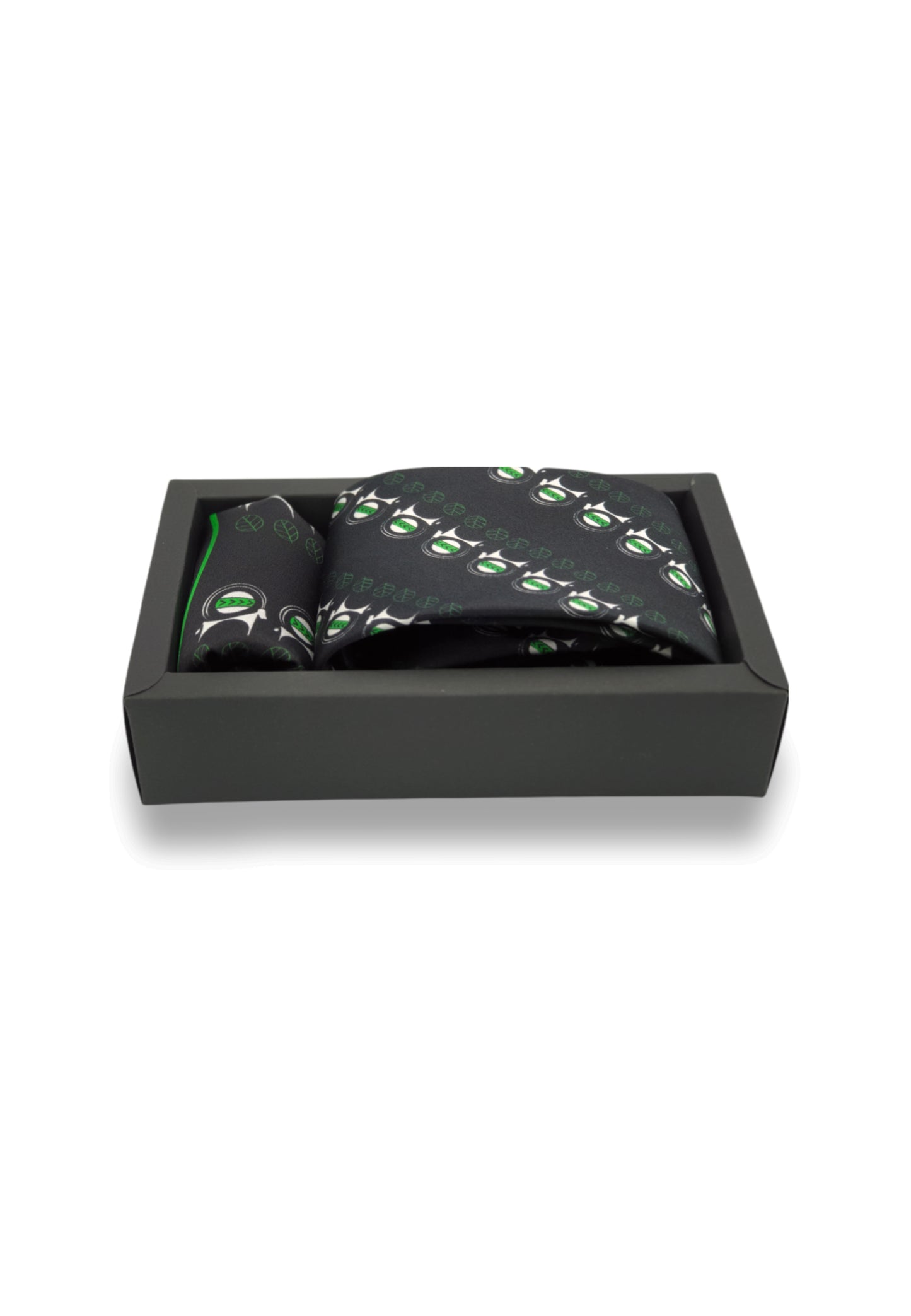 CAPRA Exclusive - Set of Silk Necktie & Handkerchief - AFROZAN FASHION HOUSE