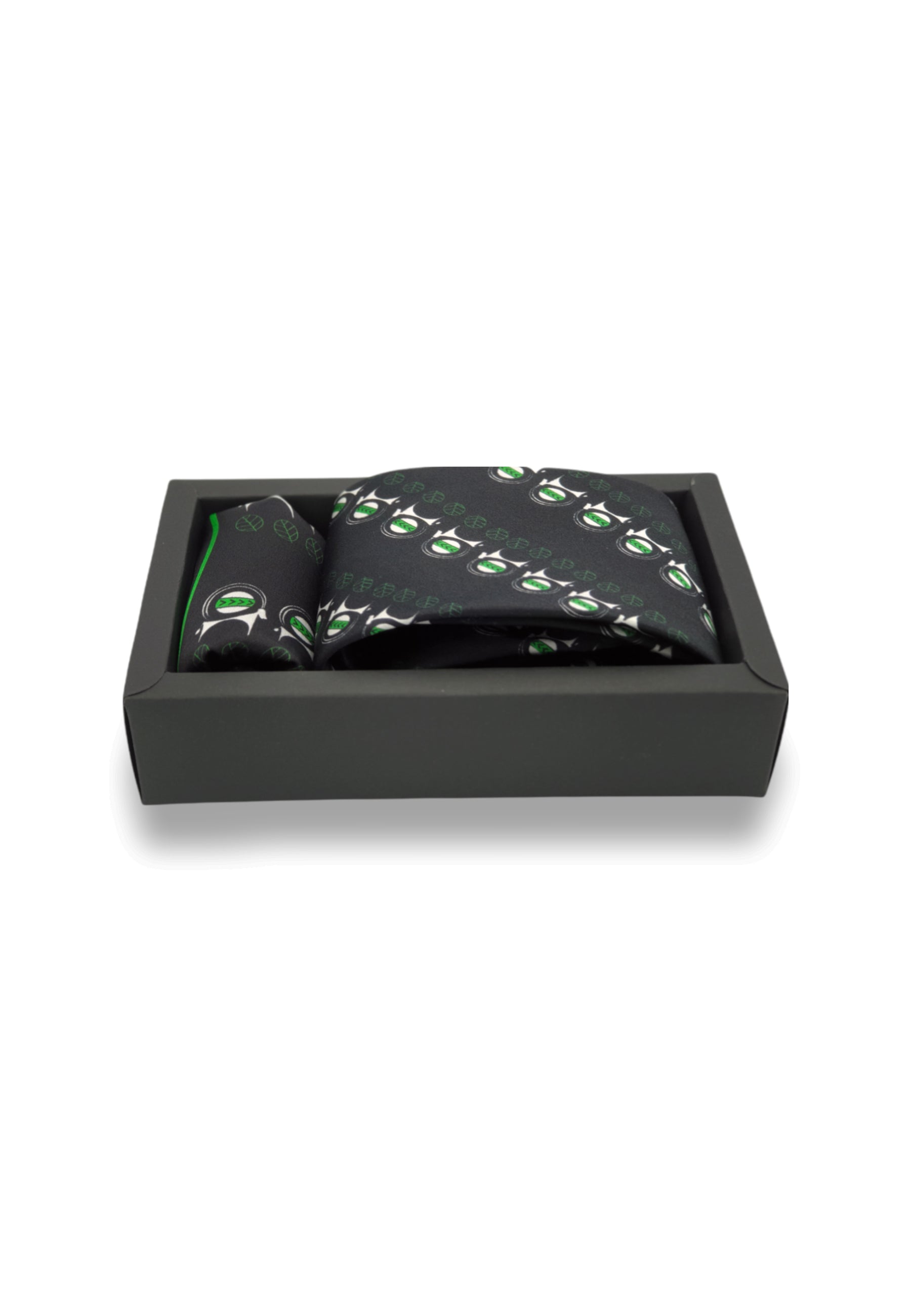 CAPRA Exclusive - Set of Silk Necktie & Handkerchief - AFROZAN FASHION HOUSE