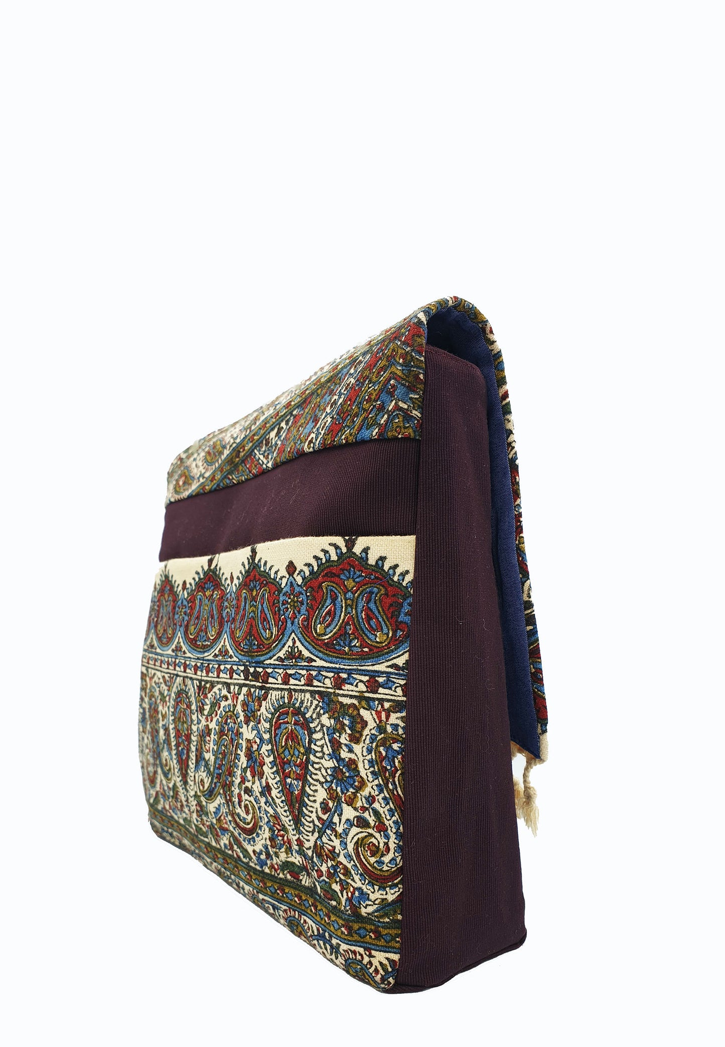 Crossbody Fabric Bag - Small in color Mahoguny-01 - AFROZAN FASHION HOUSE