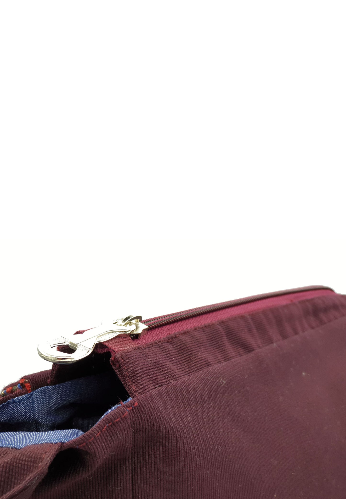 Crossbody Fabric Bag - Large size in color Mahoguny - AFROZAN FASHION HOUSE
