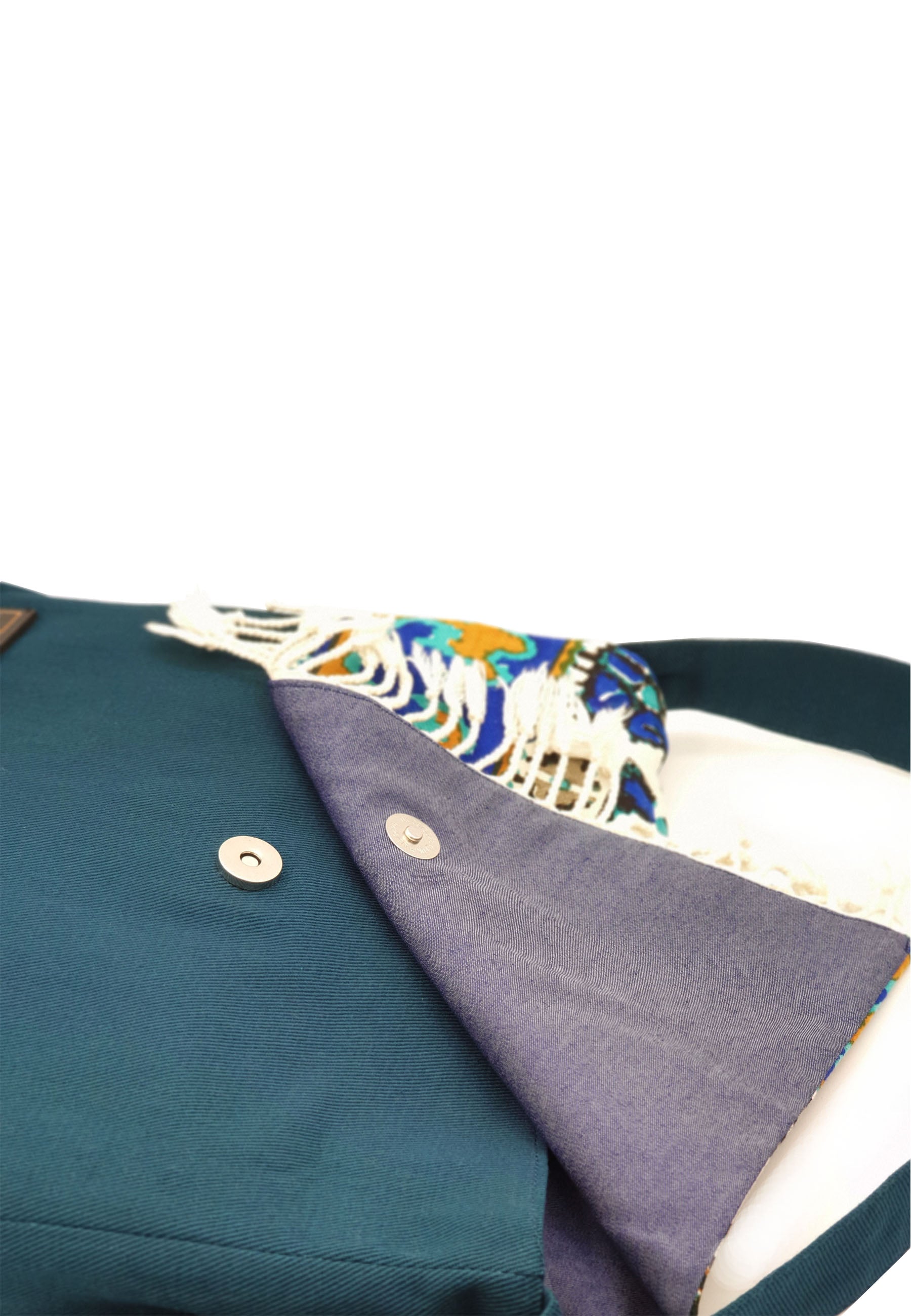 Crossbody Fabric Bag - Small in color Turquoise - AFROZAN FASHION HOUSE