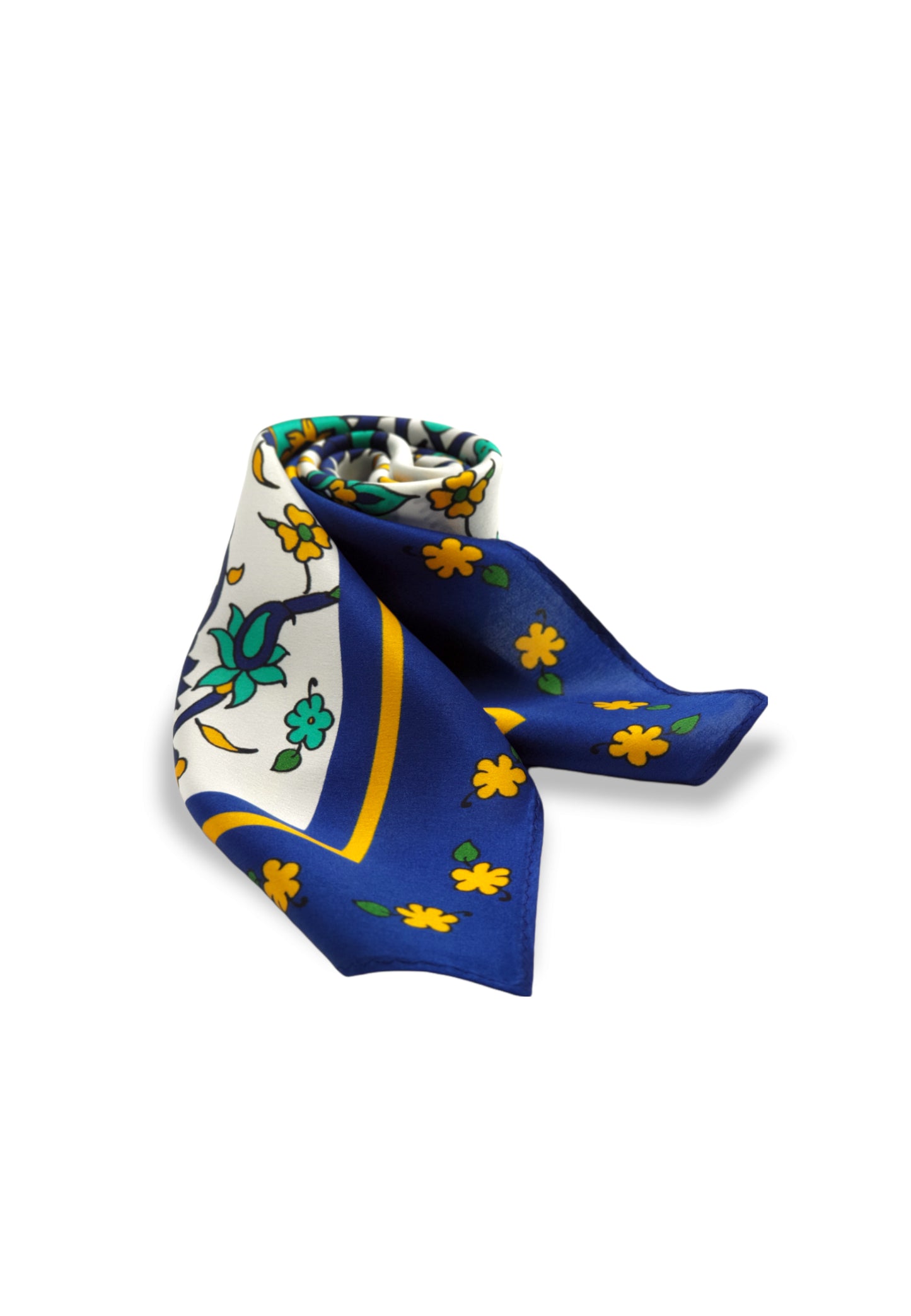 silk scarf paisley design - made in italy - persian style - sustainable fashion
