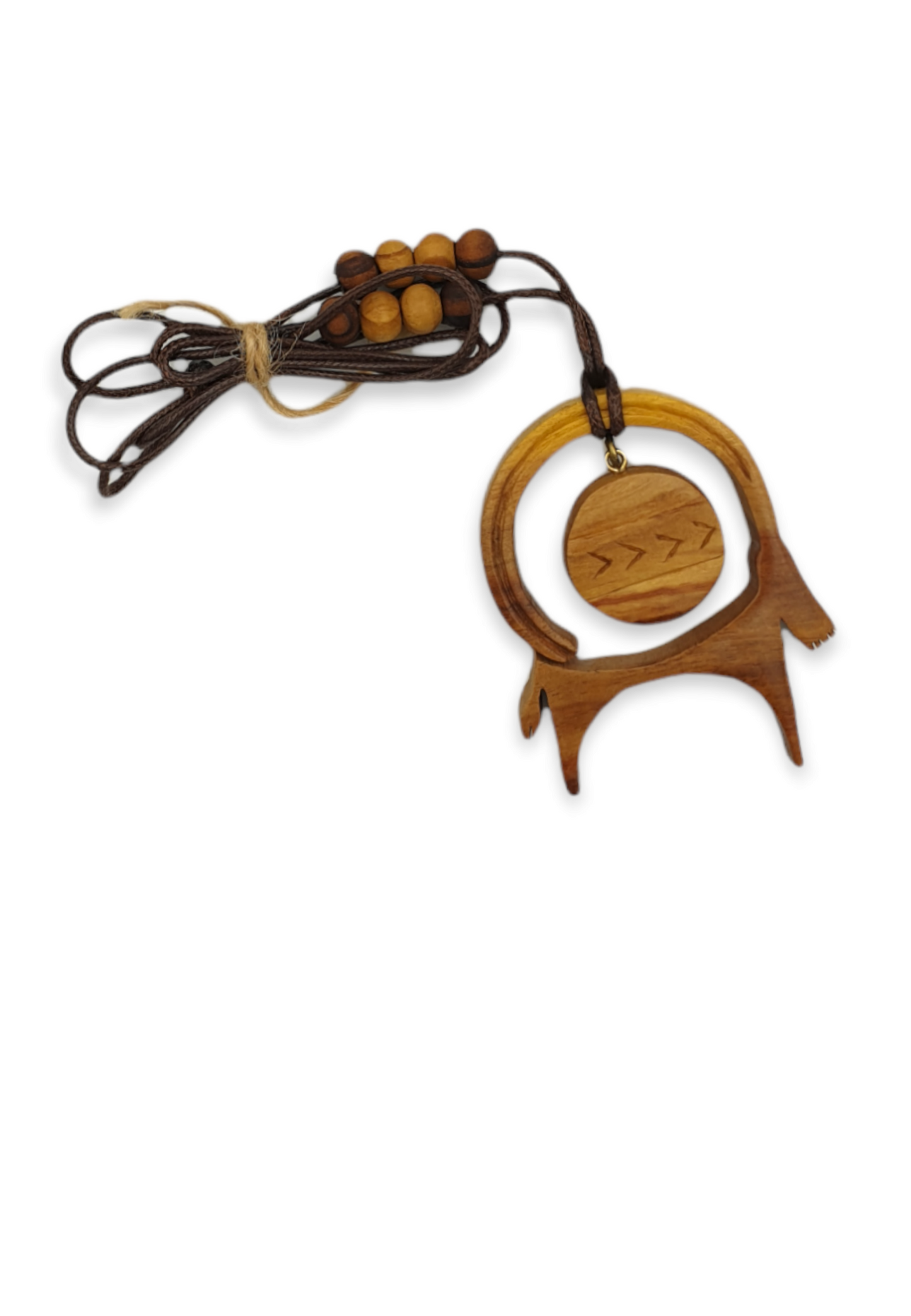CAPRA Wooden Necklace - Handmade , Unisex - AFROZAN FASHION HOUSE