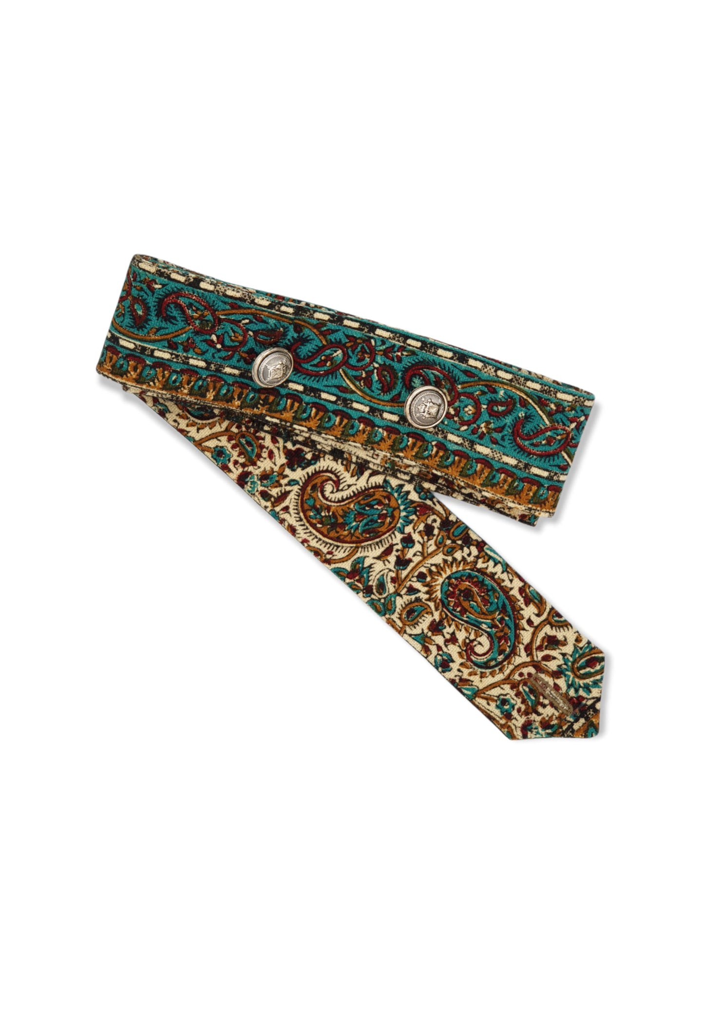 AFROZAN Handprinted Fabric Belt - Multicolor AC02