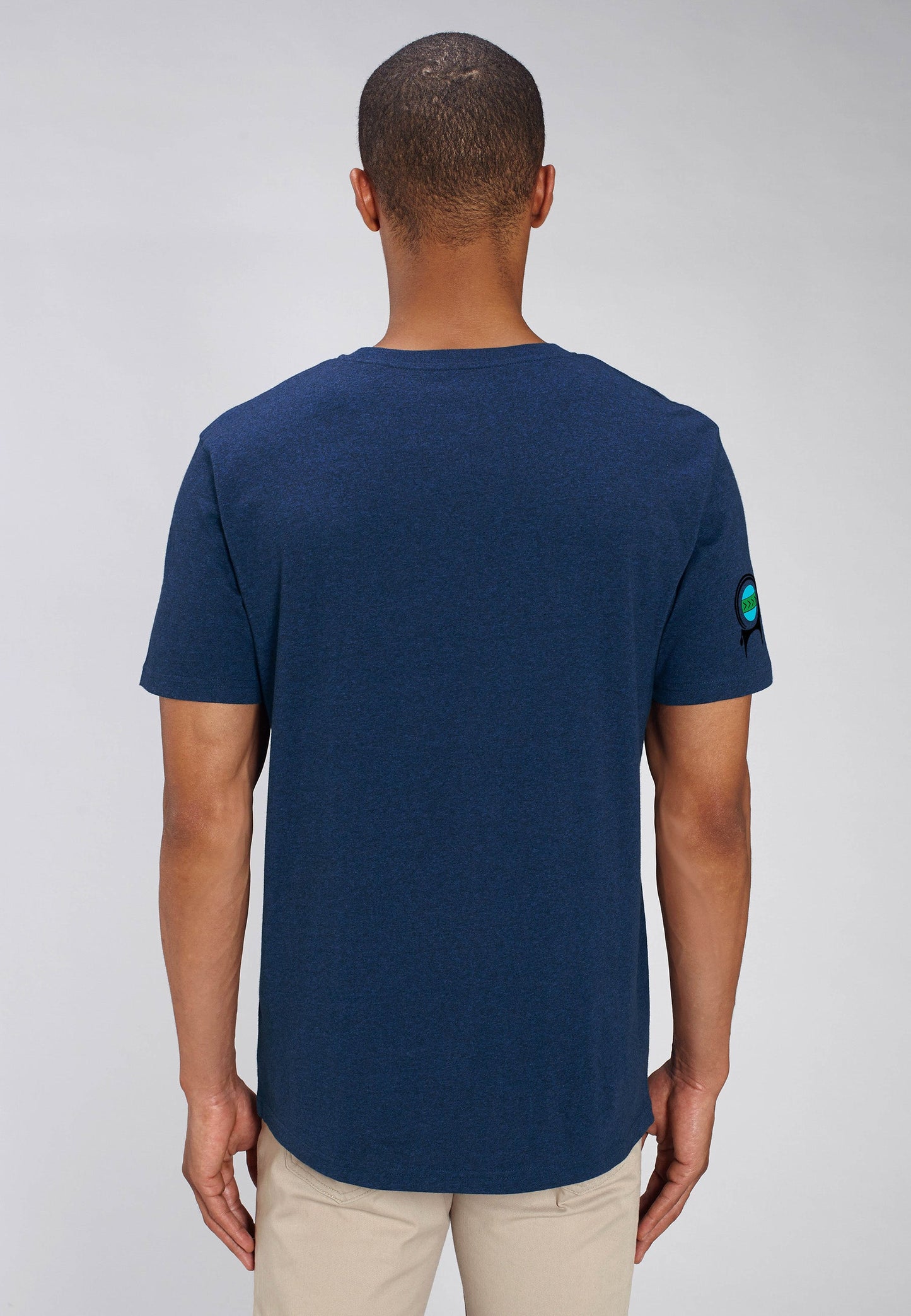 Unisex printed design tshirt Capra Afrozan - organic cotton