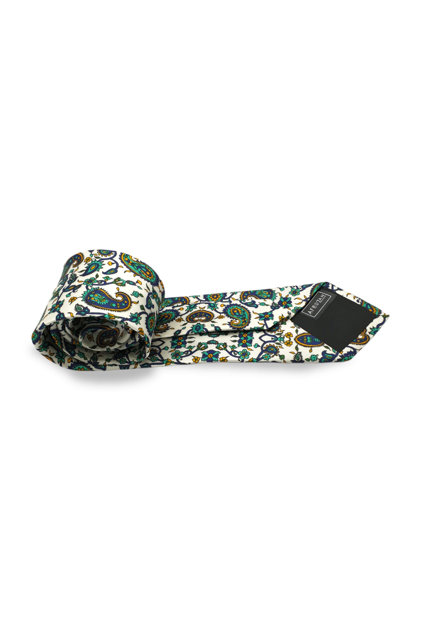 TORANJ- Silk Necktie - PAISLEY TIE - AFROZAN FASHION HOUSE