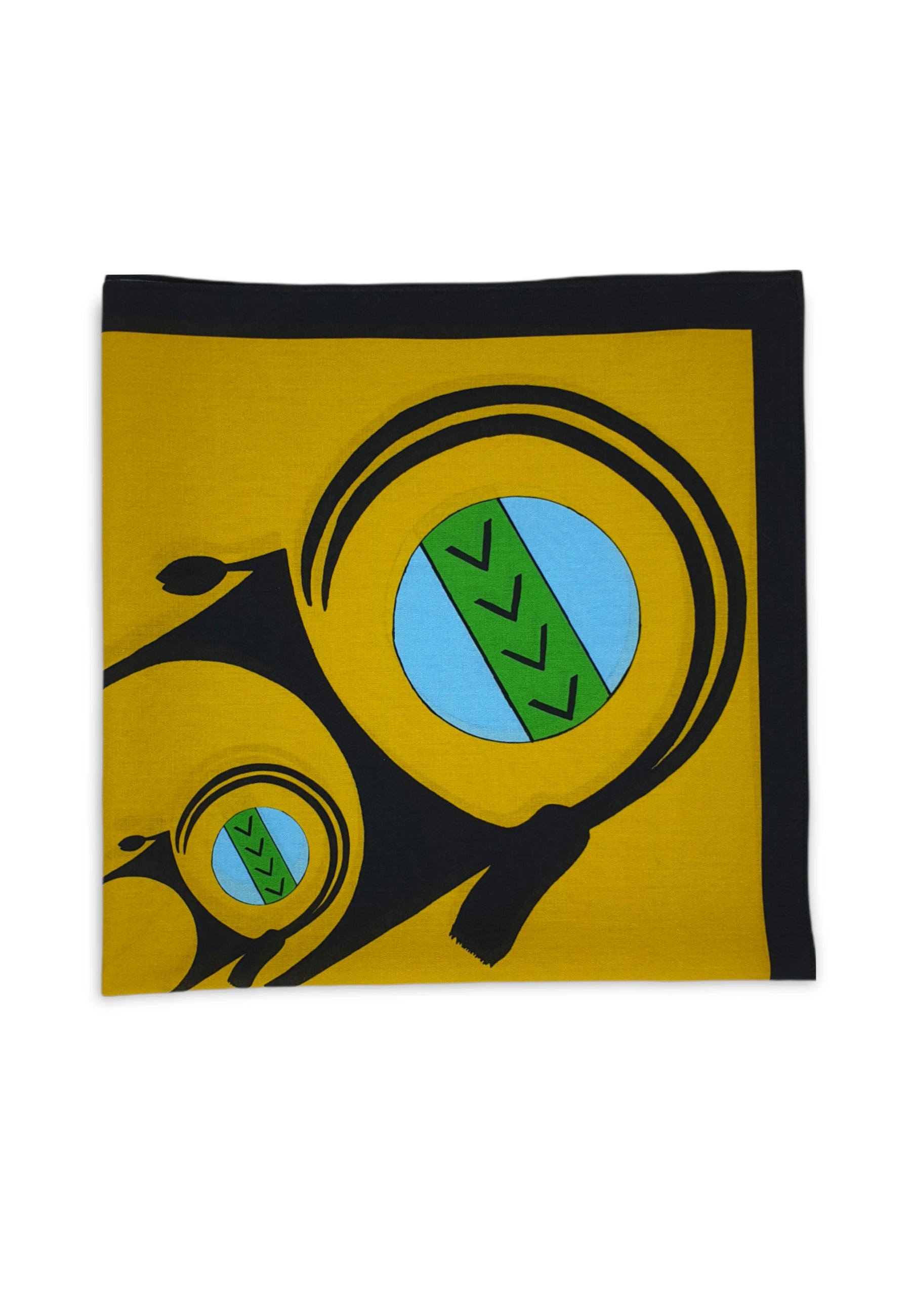 Unisex Cotton Bandana Capra yellow